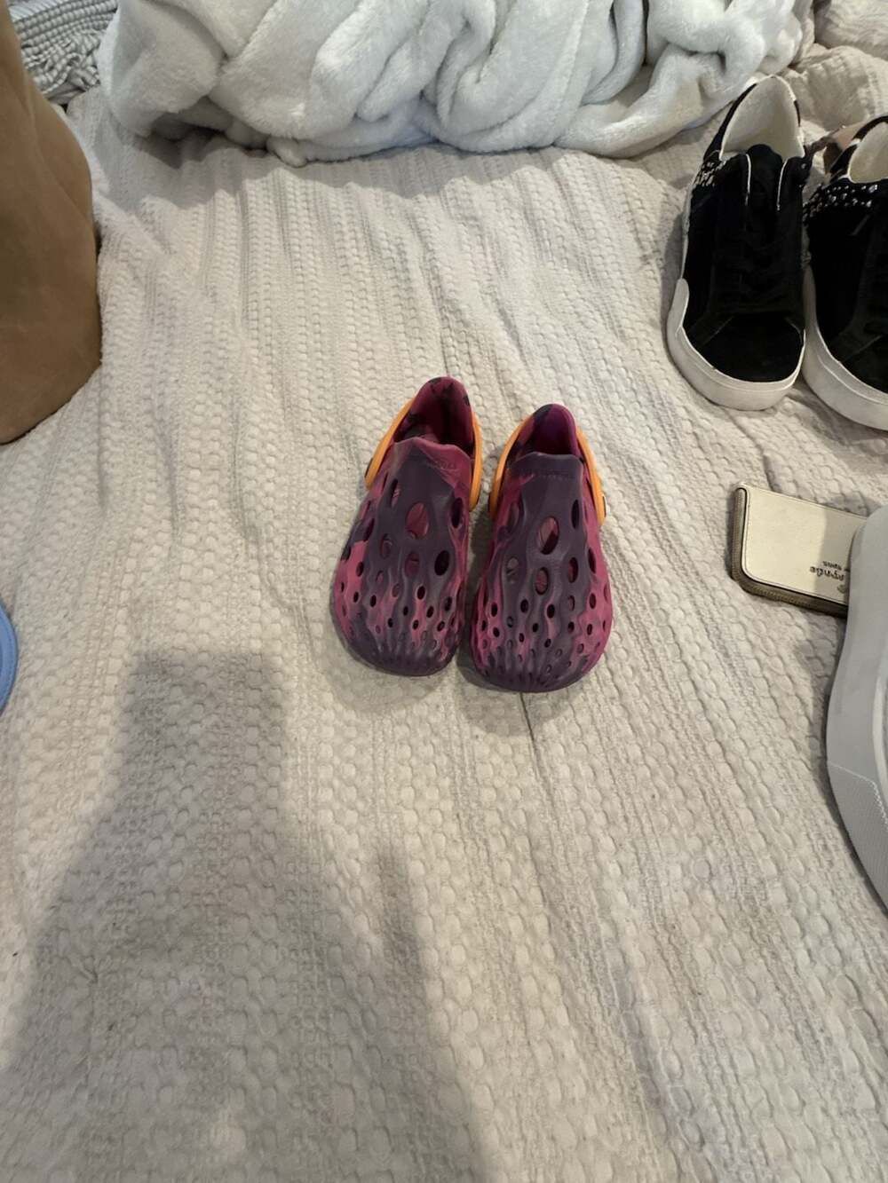 Merrell Kids Hydro Moc Water Shoes, Pink and Purple Marble